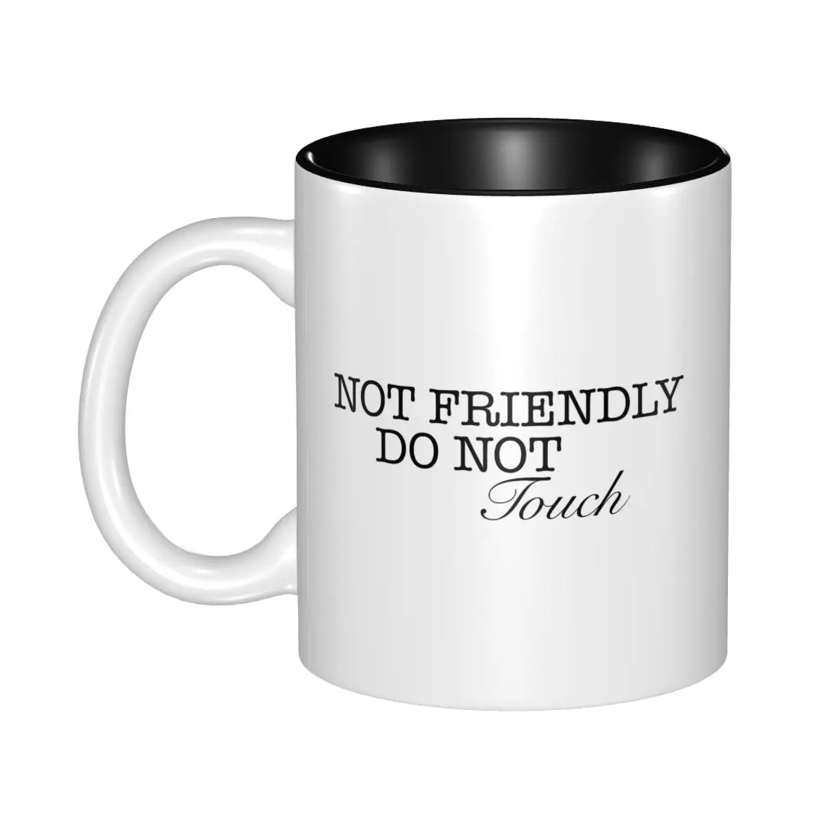 

Забавная керамическая кружка с надписью «Не трогать» – чашка для кофе, чая, молока, подарок для друзей