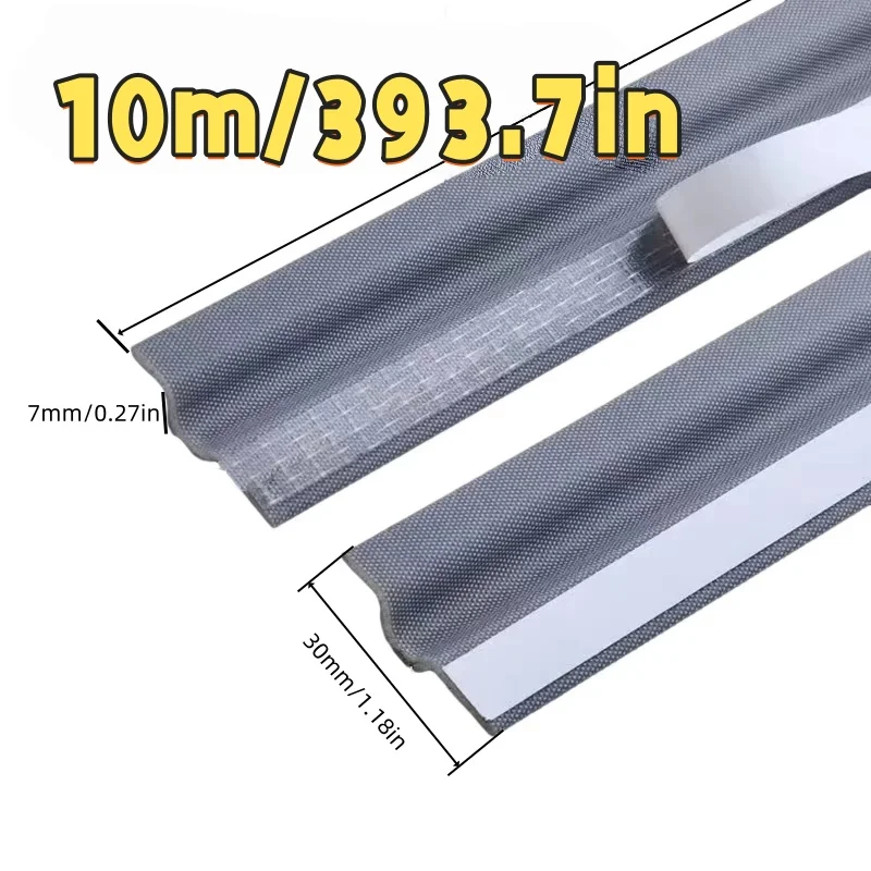 1PC 10m/393.7in Soundproof Foam Window Weatherproof Sealing Strip Sliding Door Window Windproof Soundproof Door Bottom Sealing