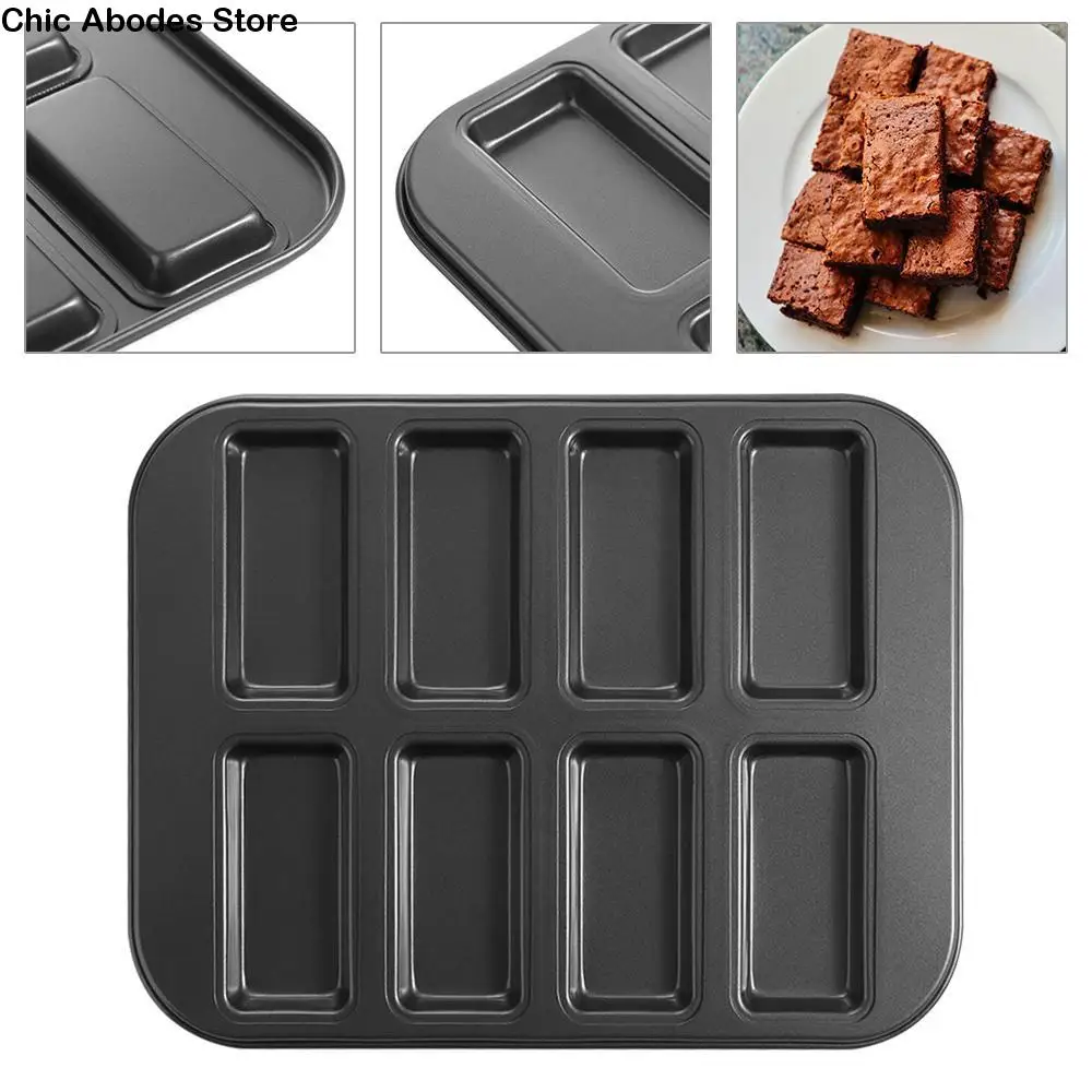 

8 Slots Mini Muffin Baking Tray DIY Creative Baking Pan Mold Durable Dishwasher Safe Non-Stick Cake Mold Baking Tools