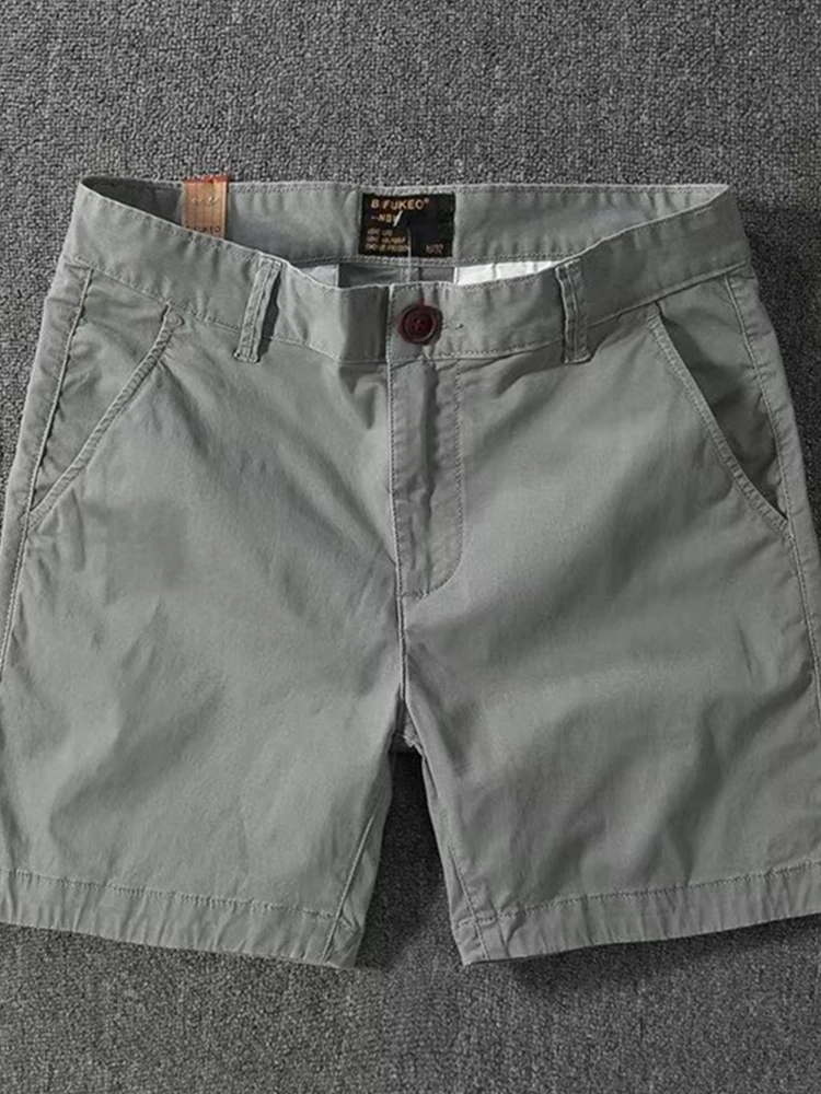 

Summer Casual Cotton orts Trendy Tee-Quarter Length Beachwear Breathable Comfortable Straight Leg Men's Faion orts