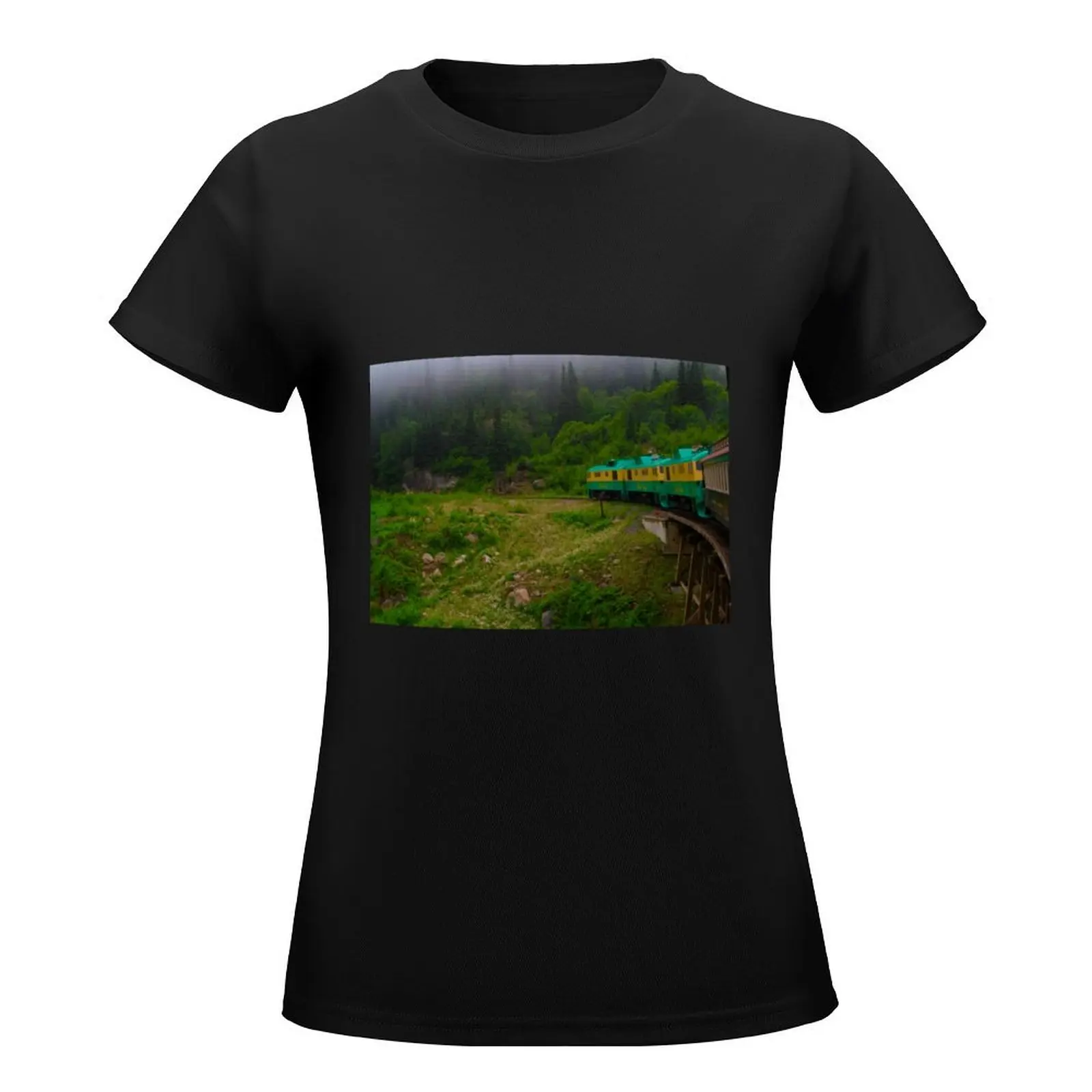 White Pass and Yukon Route T-Shirt graphics Short sleeve tee Women tops