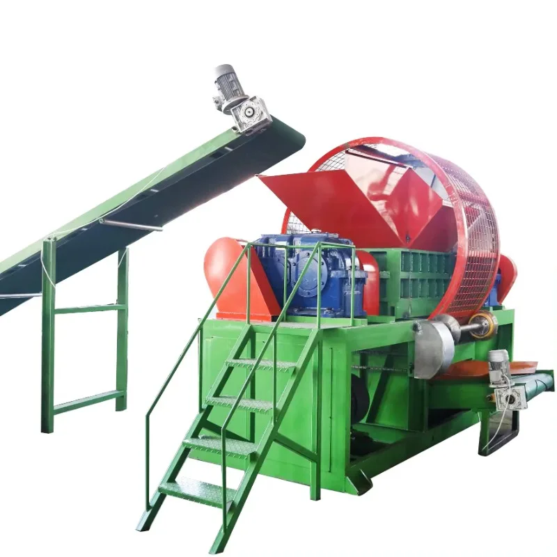 High Efficient Waste Production Line Tyre Shredder Machine Rubber Powder Make Machine