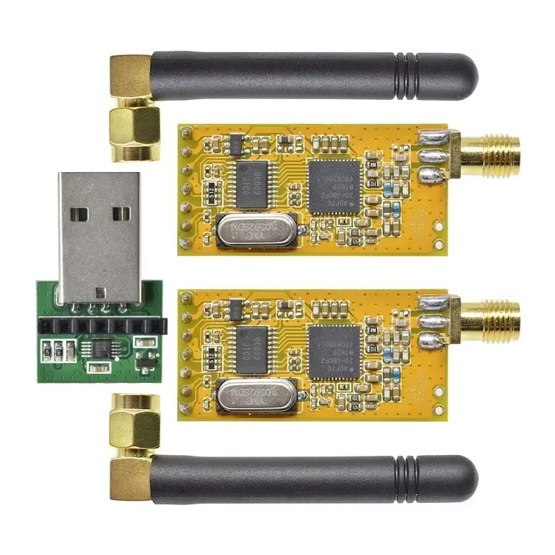 SmCpAPC220 Wireless RF Serial Data Modules With Antennas Data Communication USB Converter Module APC220