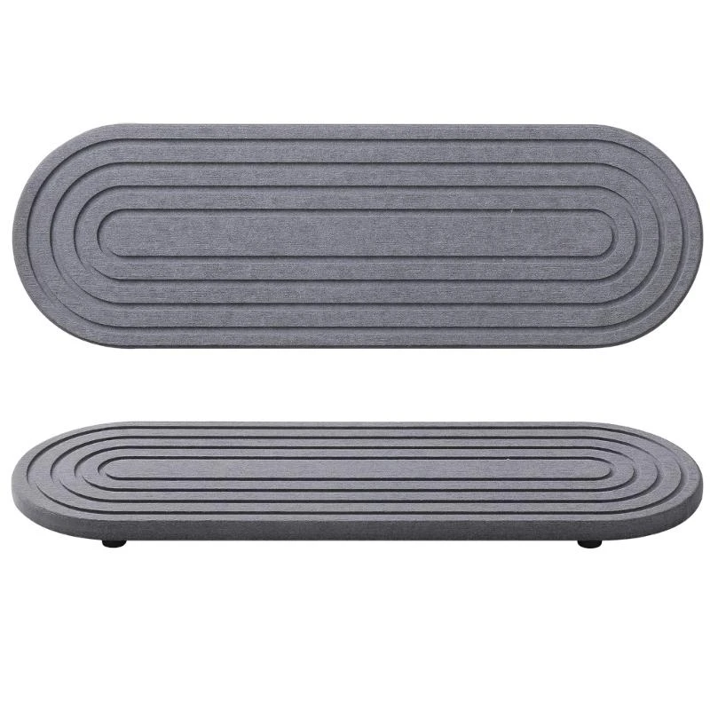 12PD 2pcs Diatomite Tray Set for Fast Drying and Molds Prevention Sink Organizers Practical Molds Resistant Draining Board