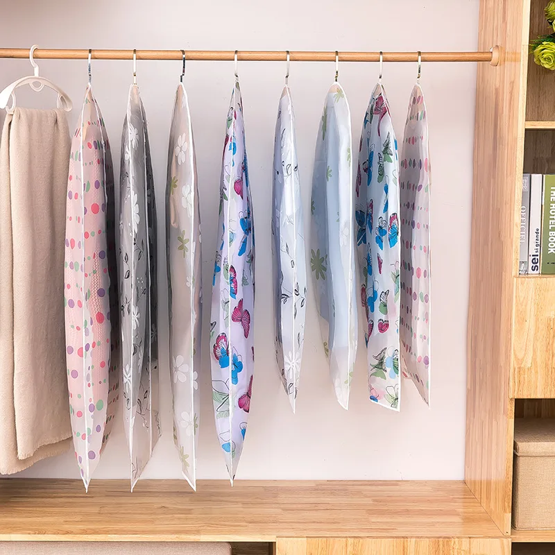 

6 шт./лот, пылезащитные тканевые сумки, влагостойкий защитный чехол, прозрачная подвесная сумка для гардероба, домашний пылезащитный чехол