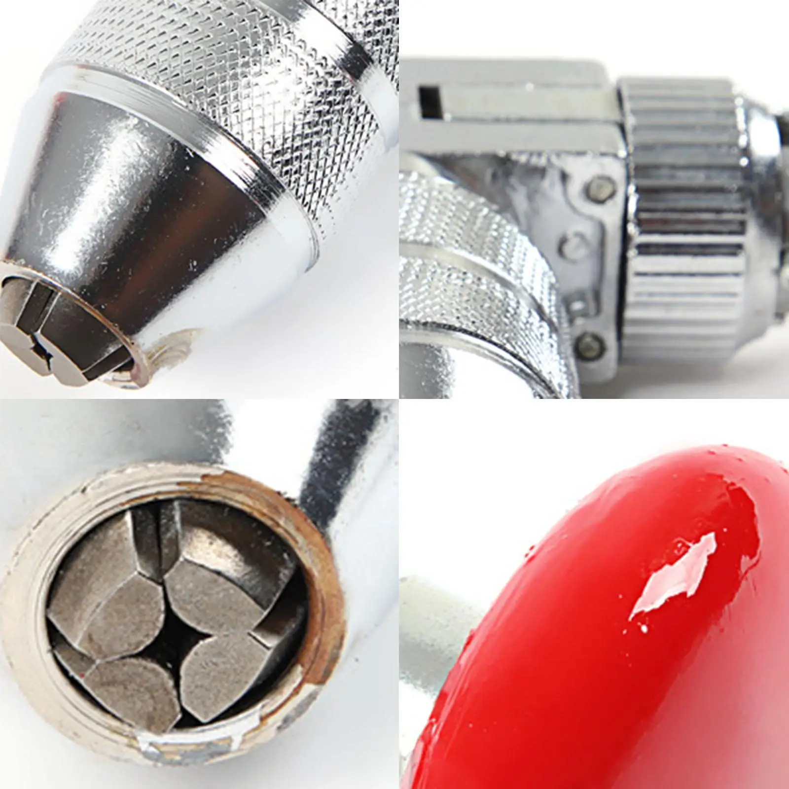 Hand Crank Drill Nonslip Carpenters Bit Brace for Home Woodworker Fiberglass