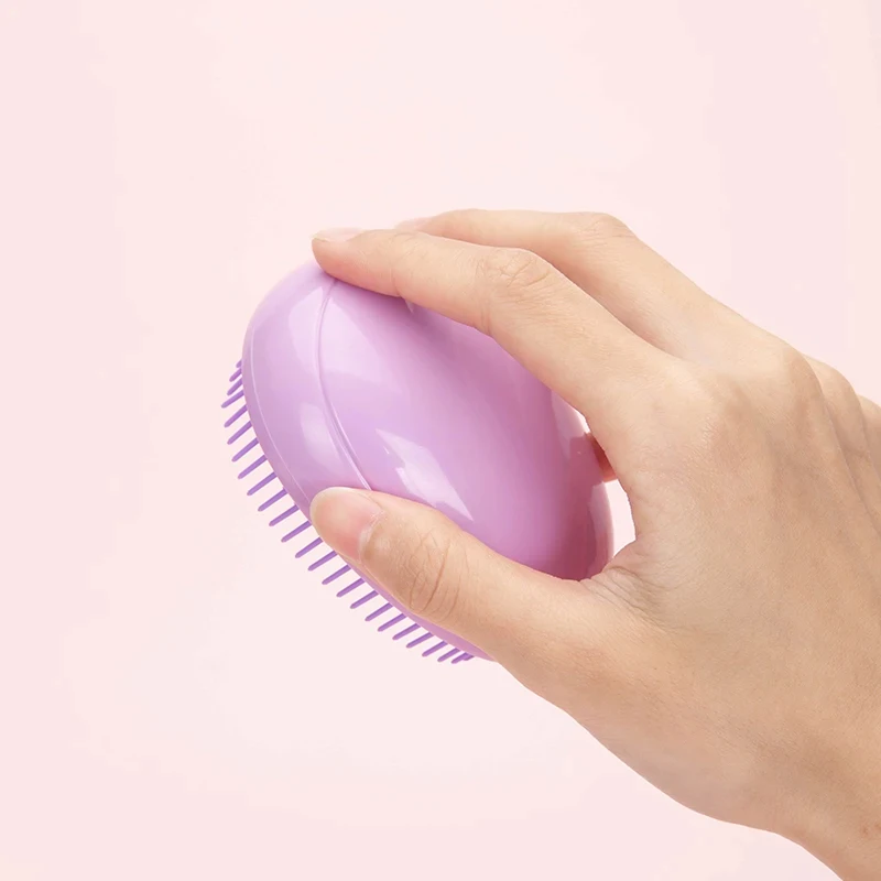 Mini Detangling Hair Brush Egg Round Shape Hair Brushes Anti-knotting Hair Smoothing Combs Anti Static Massage Hair Care Tools image 6