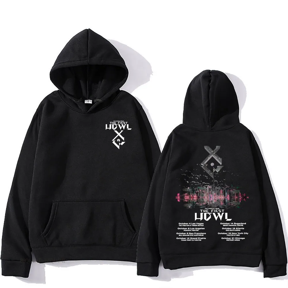 Men Clothes XG-G The First World Tour Hoodies Woke Up Album Printing 2024 Sweatshirts Sudaderas Con Capucha Unisex Streetwear