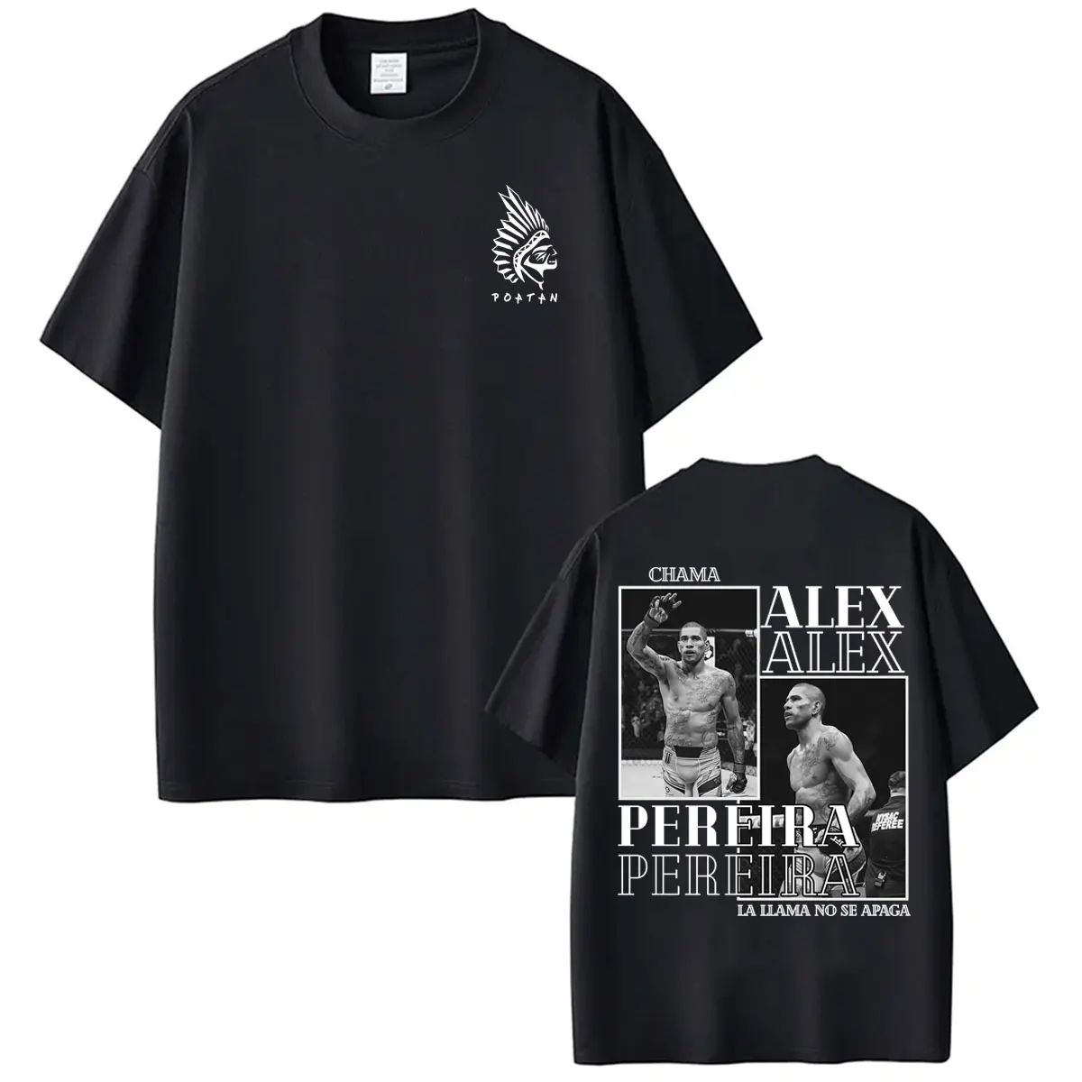 Alex Chama Pereira Poatan La Llama No Se Apaga T Shirts Men Women Fashion Retro Short Sleeve T-shirt Summer Tops O-Neck T-shirts
