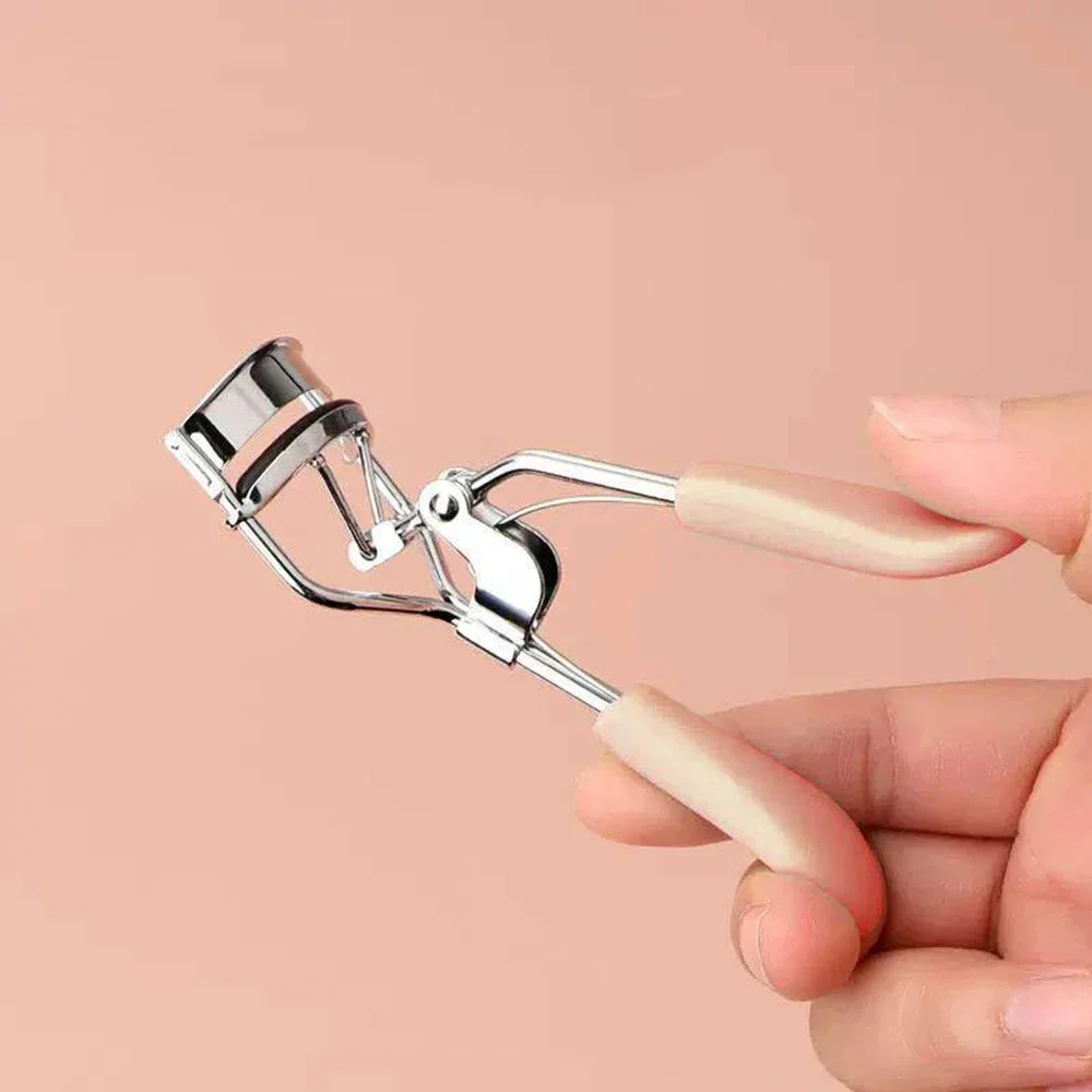 Silicone Handle Eyelash Curler Practical Eyelash Curler Wide Angle Curler Suitable for Beginners in Beauty and Makeup Tools