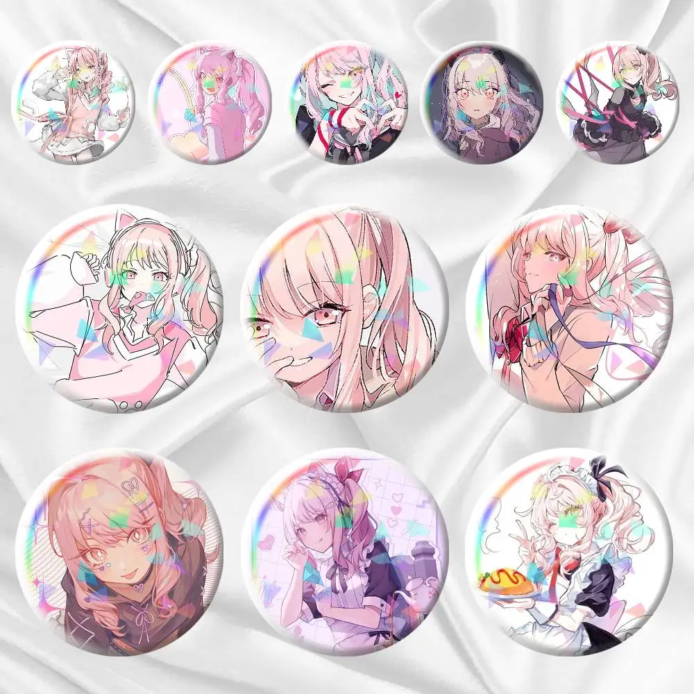 

Akiyama Mizuki 75mm 44mm 25mm Brooch Backpack Hat Pins Accessories Toys Badge