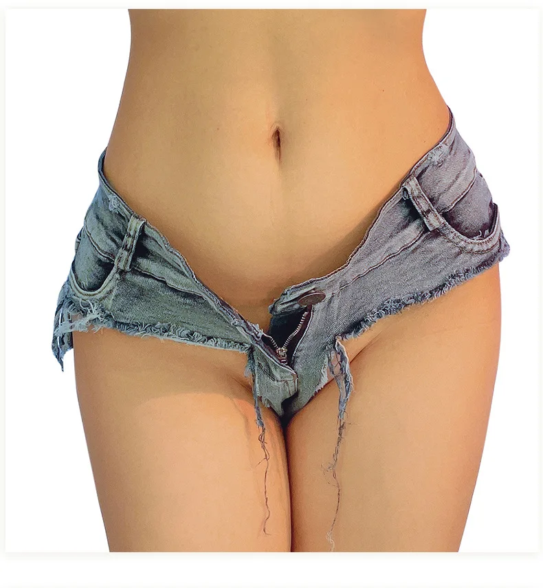 Verão novo sexy y2k estiramento denim shorts calças quentes jeans cintura baixa bar boate feminino usar jeans ultra curtos