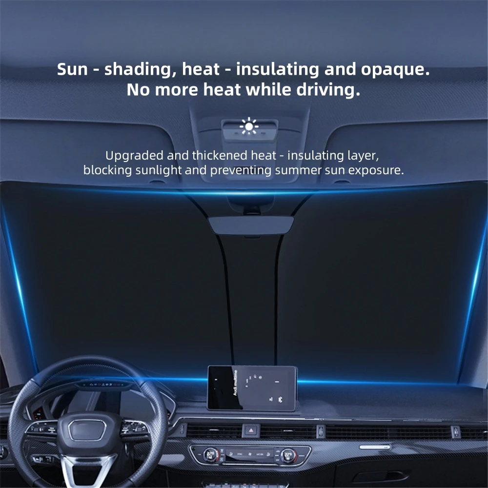 

High Quality Sunshade For All Model Cars Customized Skylight Sunshade Heat Insulation Skylight Blind Sun Visor