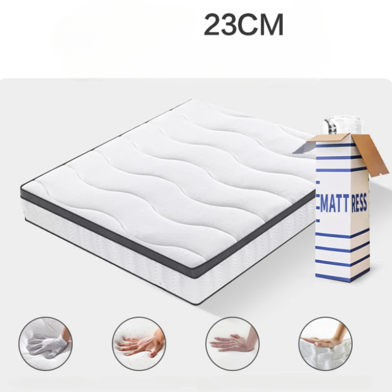 Hotel Firm Queen Mattresses High Quality Thickness King Size Bedroom Spring Mattress Designer Spring Colchon Bedroom Furniture