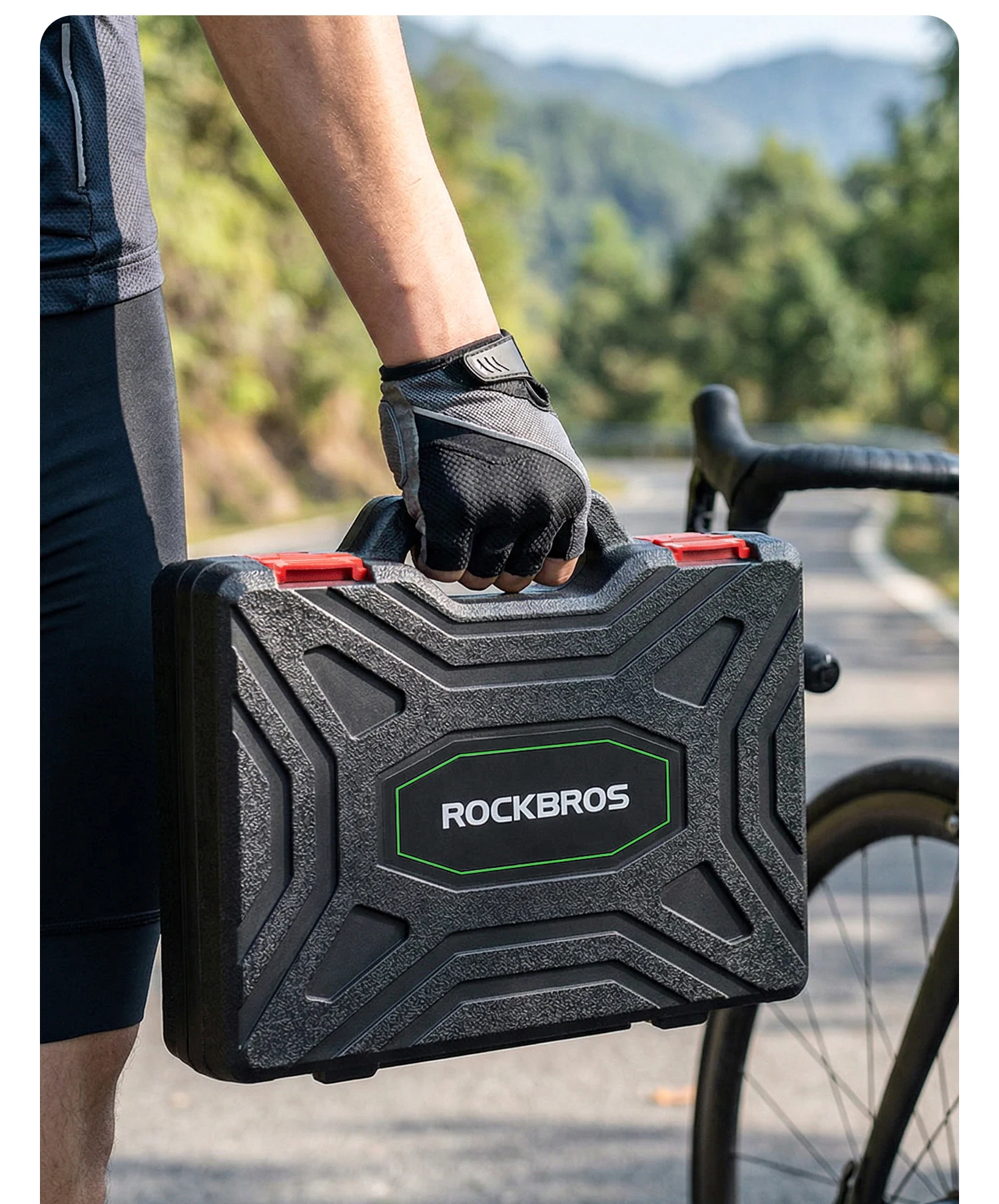 ROCKBROS Fahrrad-Reparaturwerkzeug-Set Multifunktionales 22-in-1 Fahrrad-Kombinations-Wartungswerkzeug-Set Fahrrad-Zubehör – Detail 6