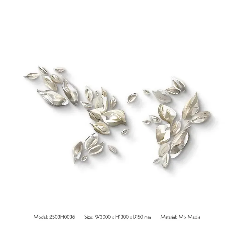Paper Art Special-shaped Decorative Wall Art Hot Selling 3D High-end Handmade Wall Sculpture for Hotel Lobby Space