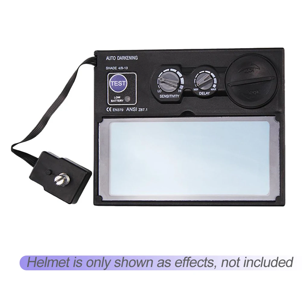 Solar Panel Soldering Cap Filter Lens Replaceable Welder Helmet Eyes Lens Filter LCD Dimming Screen for Welder Supplies