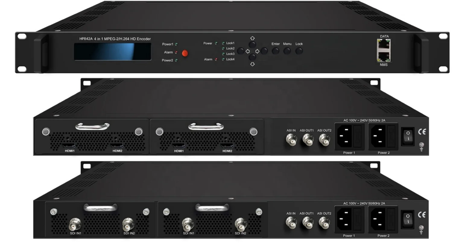 4 SDI or 4 HD MI Input MPEG2/H.264 HD Encoder IP ASI Out HD/SD Audio & Video Encoding for Digital TV Head-end System