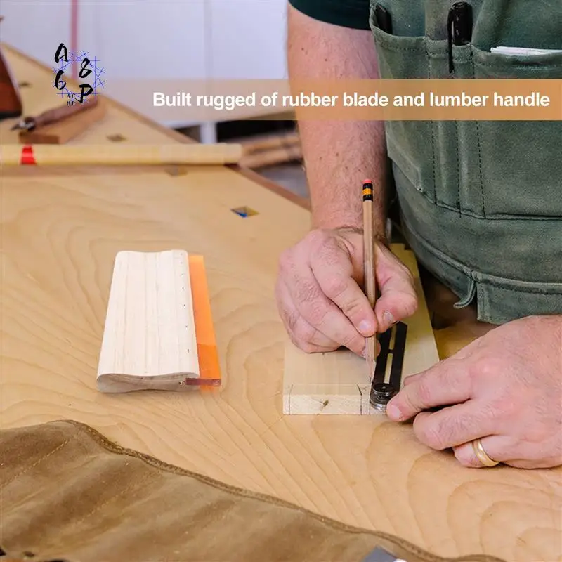 

A68P-3 Pcs Silk Screen Printing Squeegee Ink Scaper Scratch Board Tools 16Cm 24Cm 33Cm