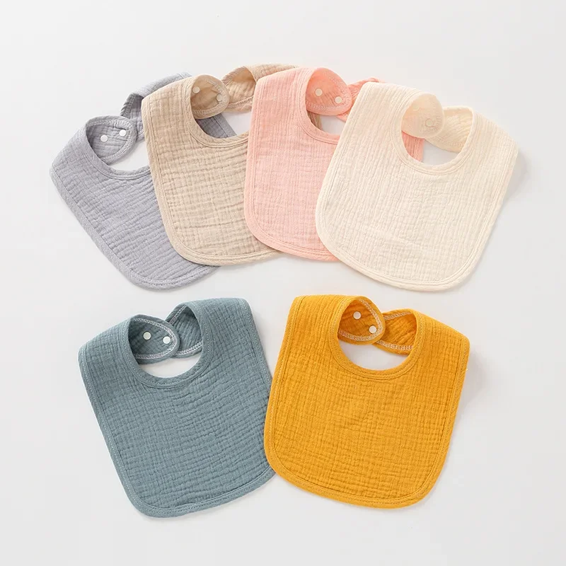 تغذية الطفل لعابه مريلة جديد القطن بلون الرضع منشفة لعاب الأطفال لينة ملابس التجشؤ لحديثي الولادة طفل أطفال بنين بنات المرايل جديد #2