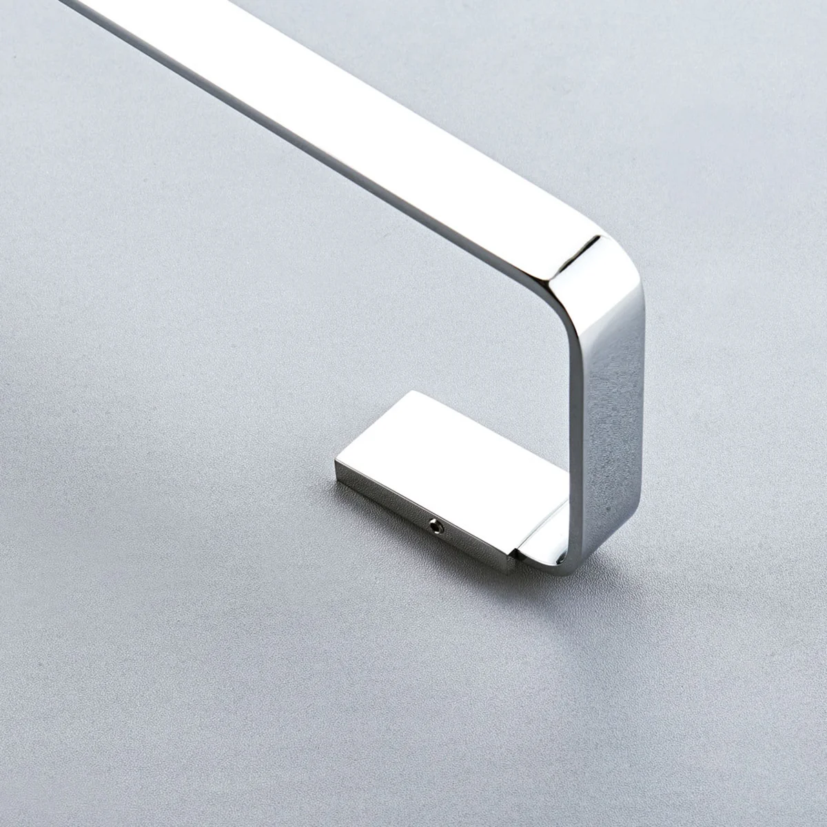 

57X8.6Cm Silver Brass Towel Bar Waterproof Rustproof Wall Mounted Bathroom Kitchen Towel Holder For Home Office Hotel Storage