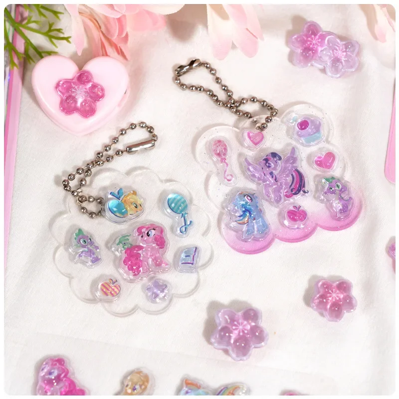 بلدي ليتل الماعز ثلاثية الأبعاد ملصقات كريستال الاطفال جديد أنيمي يونيكورن هلام المقرب الفتيات دفتر صندوق الأمتعة الديكور ألعاب أطفال هدية #3