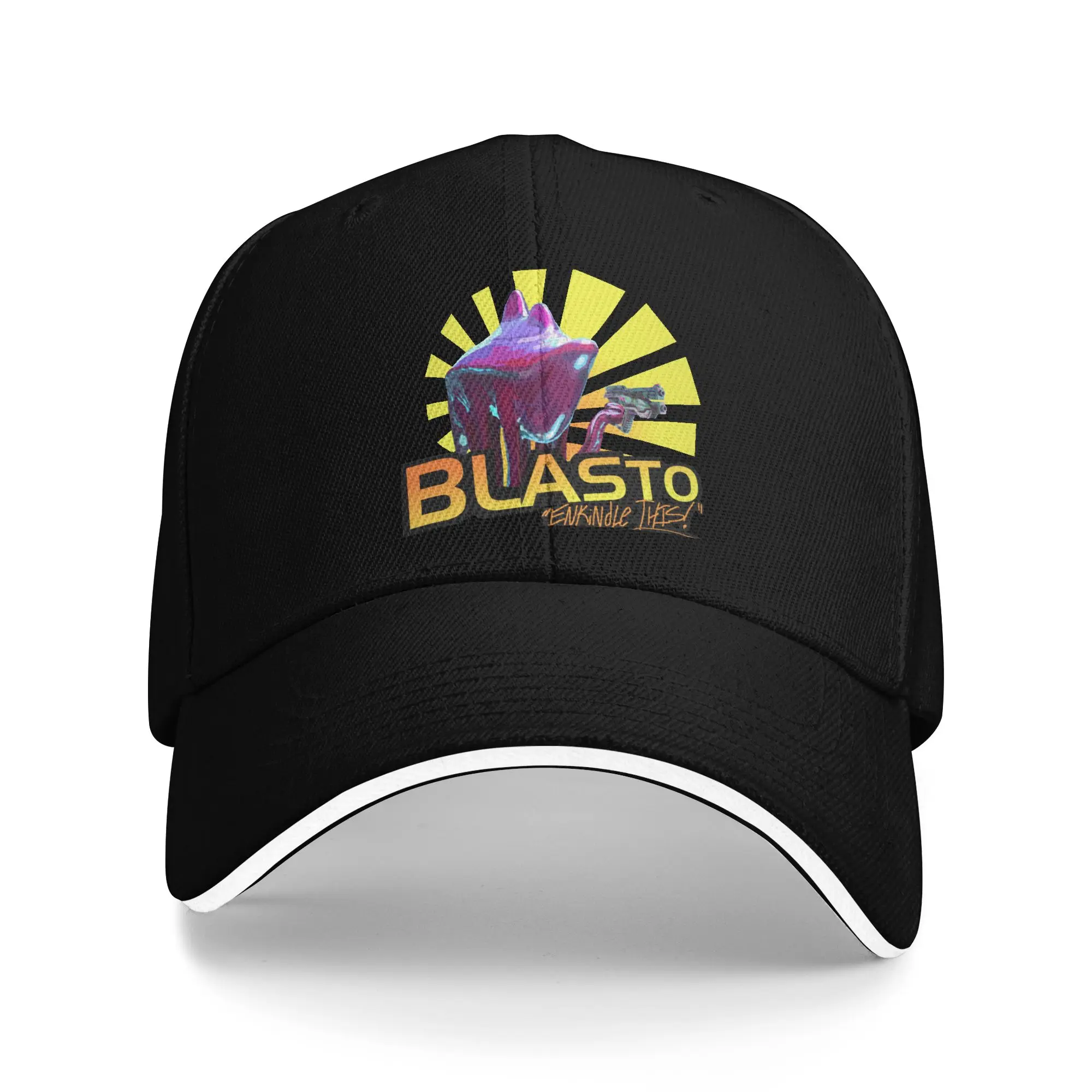 Mass Effect Blasto Baseball Caps Hip Hop  Sandwich Hats Men Women Breathable Dad Hat Running Golf