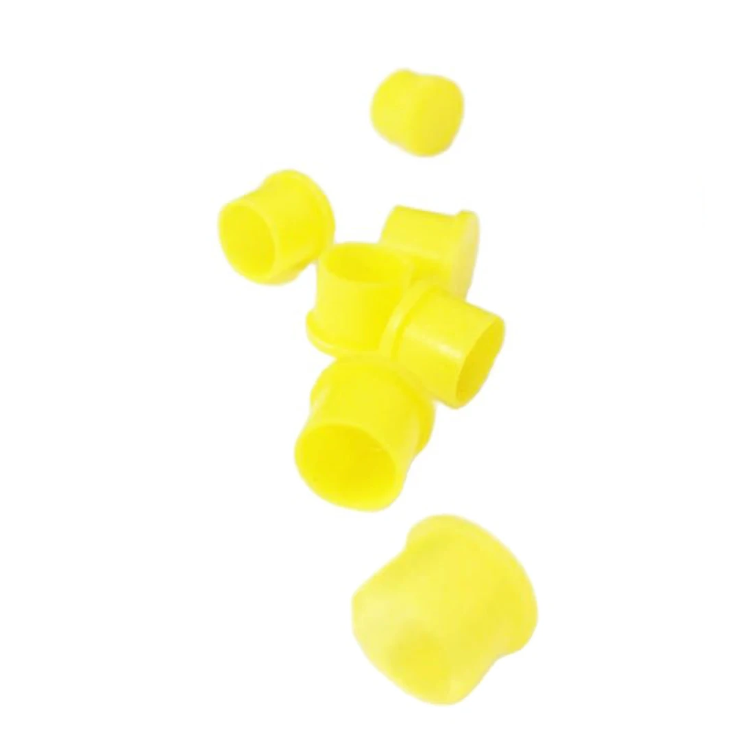 100pcs SMA Dust Cap Protective Cover 6mm Yellow Color for SMA Female Connector Wholesale