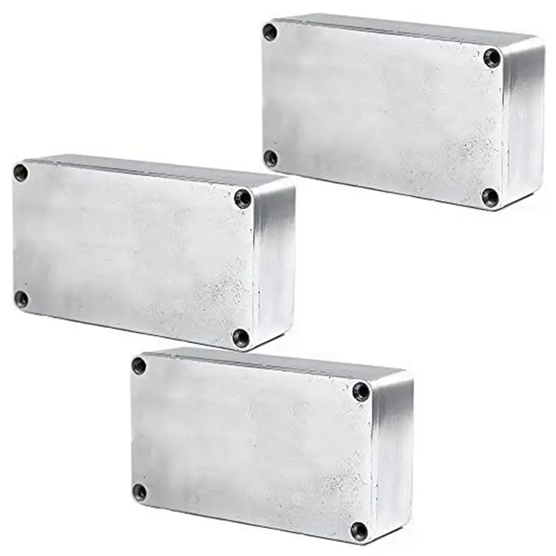 HOTB72A 9PCS 1590B Style Guitar Effects Pedal Aluminum Stomp Box Enclosure For DIY Guitar Pedal Kit