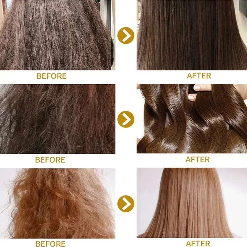 Magical Keratin Hair Mask 5 Seconds Repair Damage Frizzy Soft Smooth Shiny Hair Deep Nourishing Treatment Hair Root Health Care