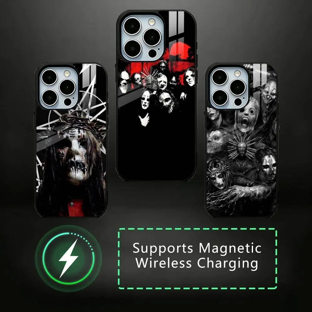 

Rock S-Slipknots -ES Band Phone Case For iPhone17,16,15,14,13,12,11 Plus,Pro Compatible with magnetic wireless charging
