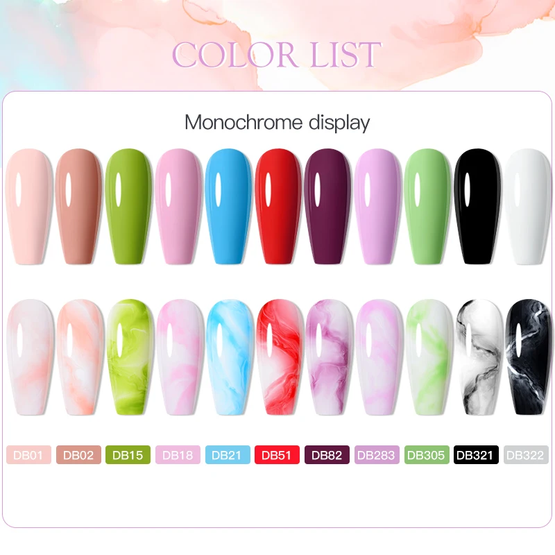 7 ミリリットルネイルブルーミングジェル花拡散効果機能ワニス簡単に適用ネイルアートデザインホームサロンマニキュアペディキュア