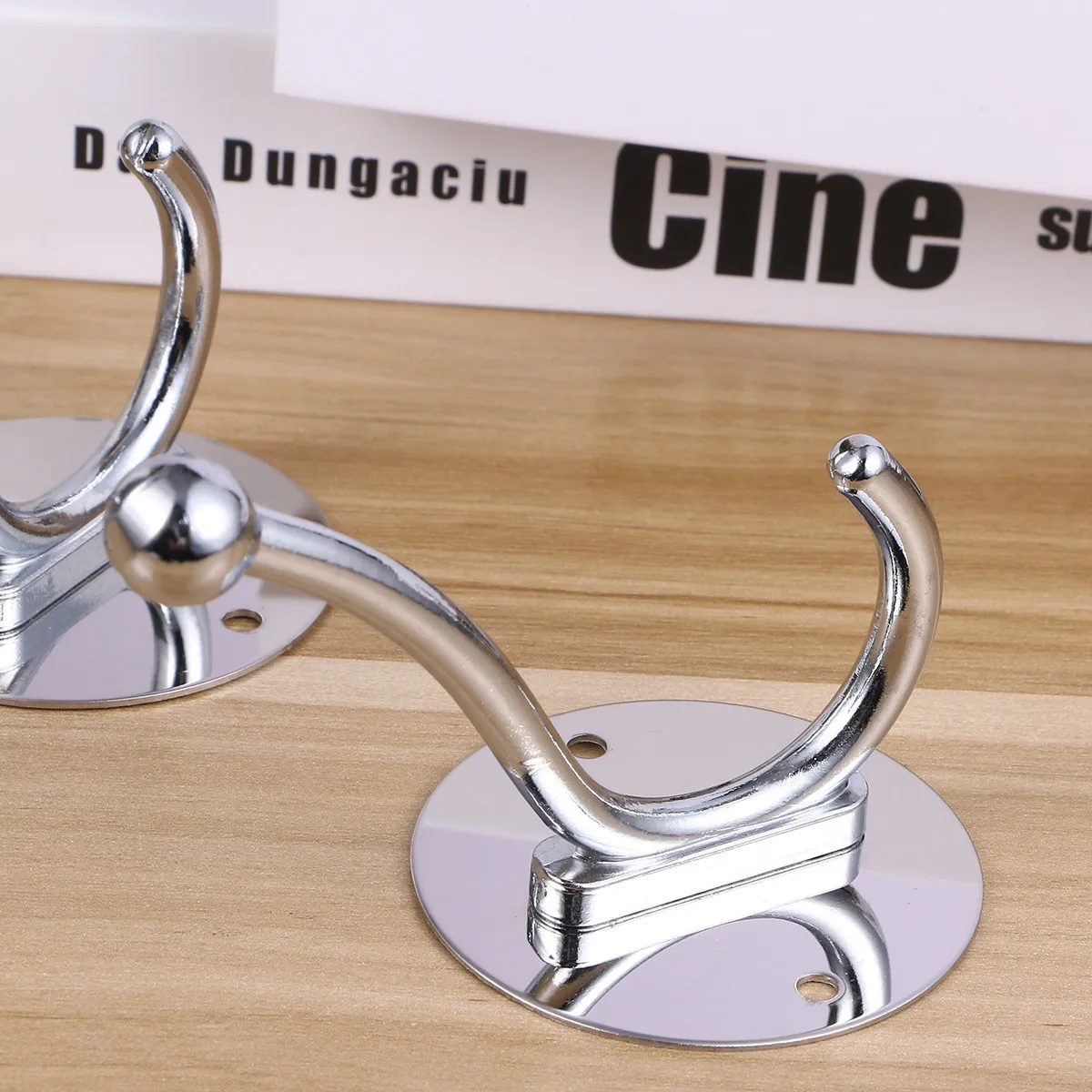4 Pcs Kitchen Hooks Bathroom for Towels Wall Rack Hanging Coats Hat Hangers Holder Home view 3