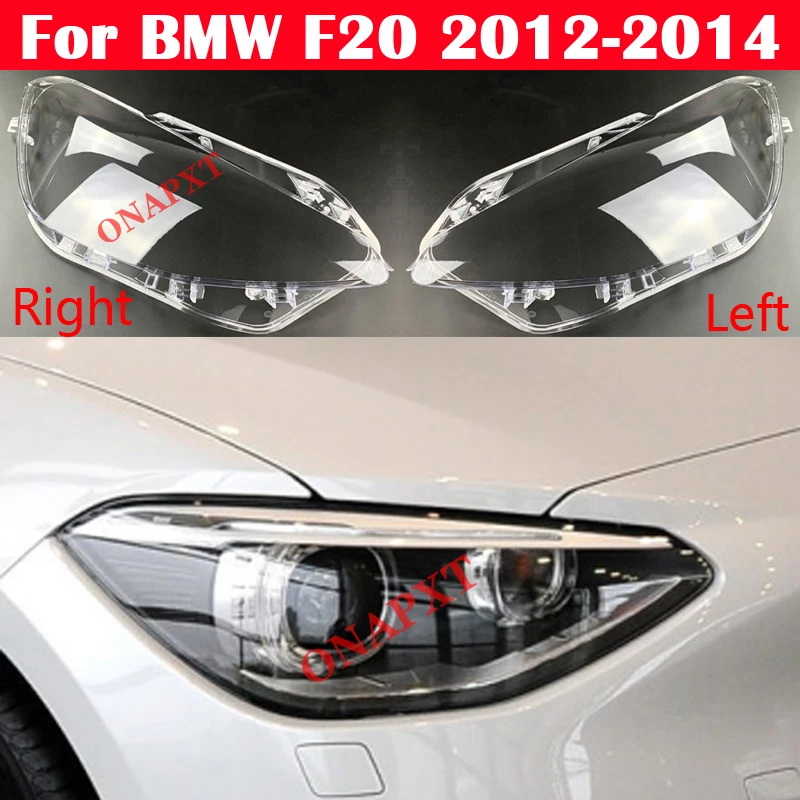 Car Front Headlight Cover Auto Headlamp  Lampcover For BMW 1 Seriers F20 116I 118I 120I 2012-2014 Auto Lens glass Lampshade Case