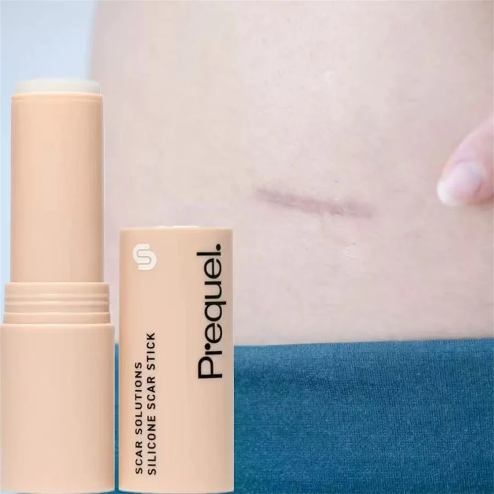 60% Silicone Silicone Scar Stick Velvety Film Centella Asiatica Extracts Scar Treatment Stick Soothing Formula Vitamin E Infused