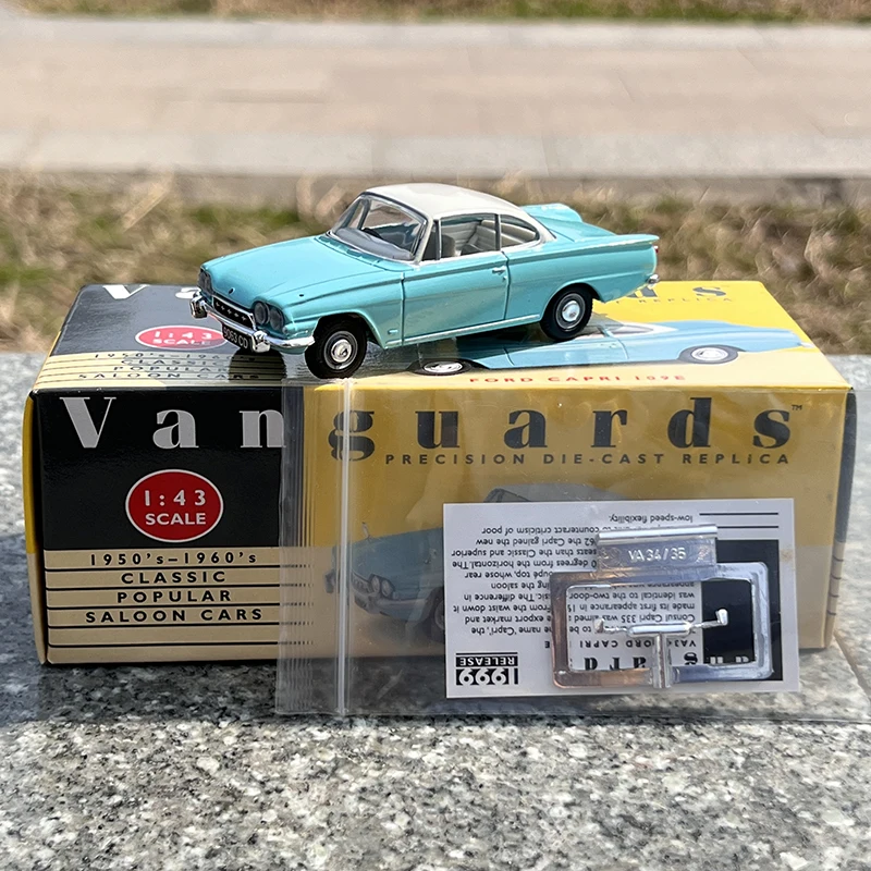 CORGI Vanguards PRECISI DIE.CAST REPLICA 1:64 SCALE 1950's-1960's CLASSIC POPULAR SALOON CARS  FORD CAPRI 109E  MODEL CAR