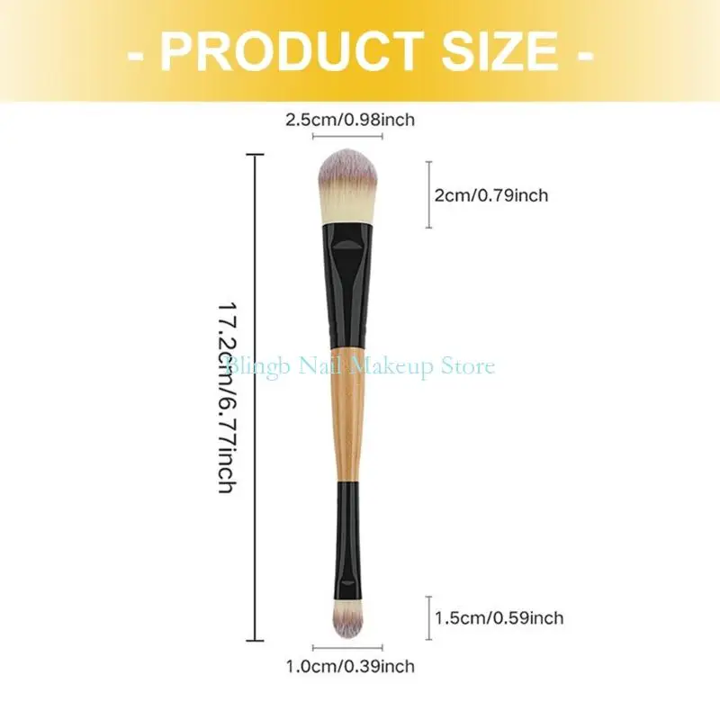 28TAプロフェッショナルメイクアップブラシセット液体基礎とコンシーラーブレンディング用の2つのダブルヘッドナイロンメイクアップツールのセット