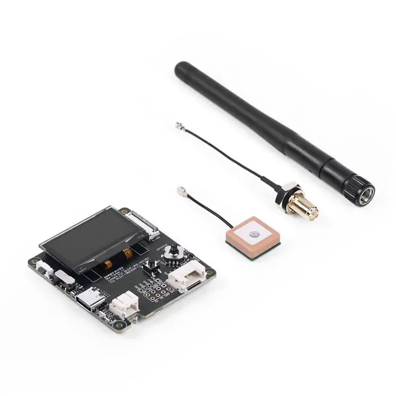 

A81M Новый трекер Wio с GPS-отслеживанием L1 с OLED-дисплеем Маломощный металастичный узел Lora SX1262 862-930 МГц NRF52840 Модуль L76K