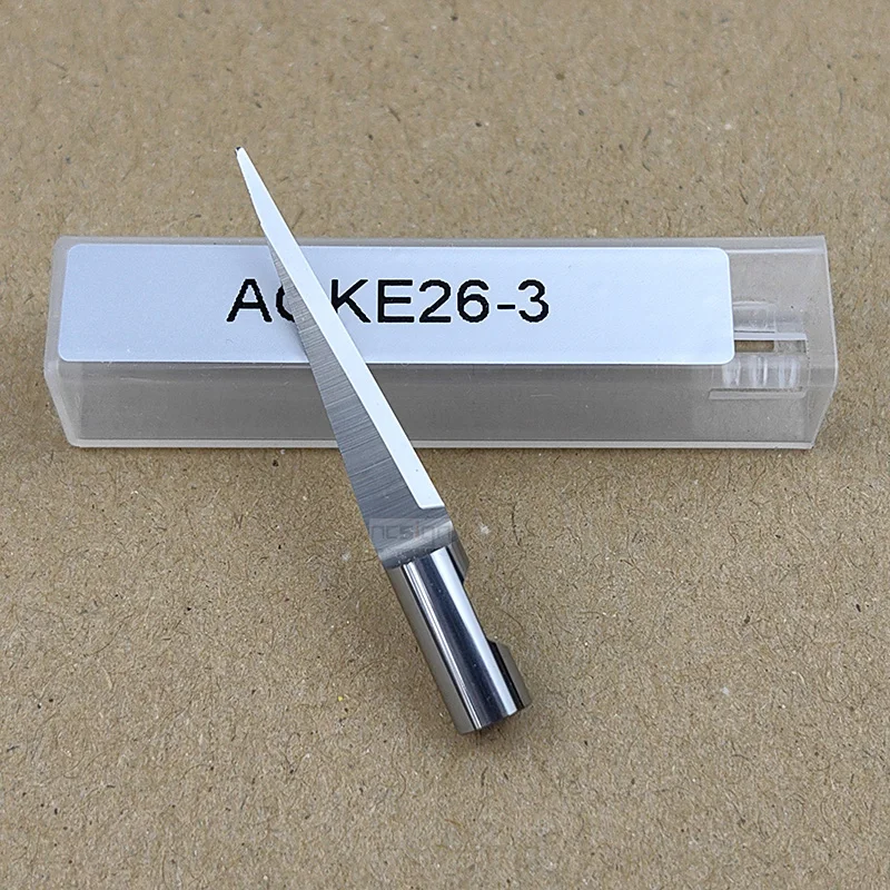 AOKE 26-3 Tungsten Steel Round Shank Vibrating Knife Oscillating Blade CNC Cutter JINDEX IECHO JWEI ZUND ATOM RZCUT COMELZ ESKO