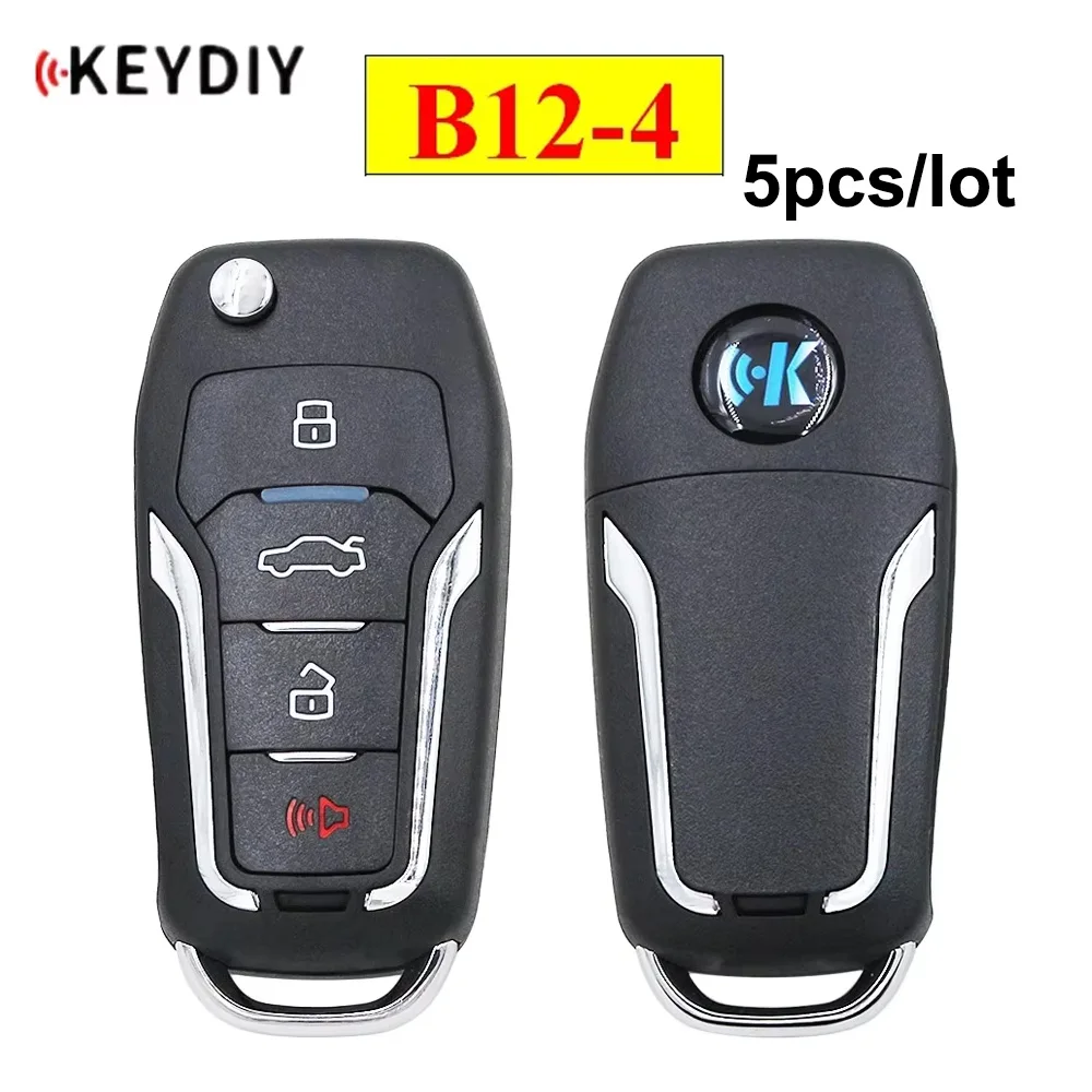 5pcs/lot KEYDIY B12-4 Universal KD Remote Key for KD-X2 KD900 Mini KD Car Key Remote Fit More than 2000 Models