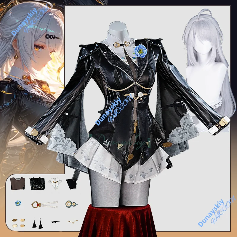 

Yixuan Cosplay Costume ‌Ink Shadow Game Zenless Zone Zero Uniform & Cosplay Wig For Carnival Halloween Party Role Play Clothing