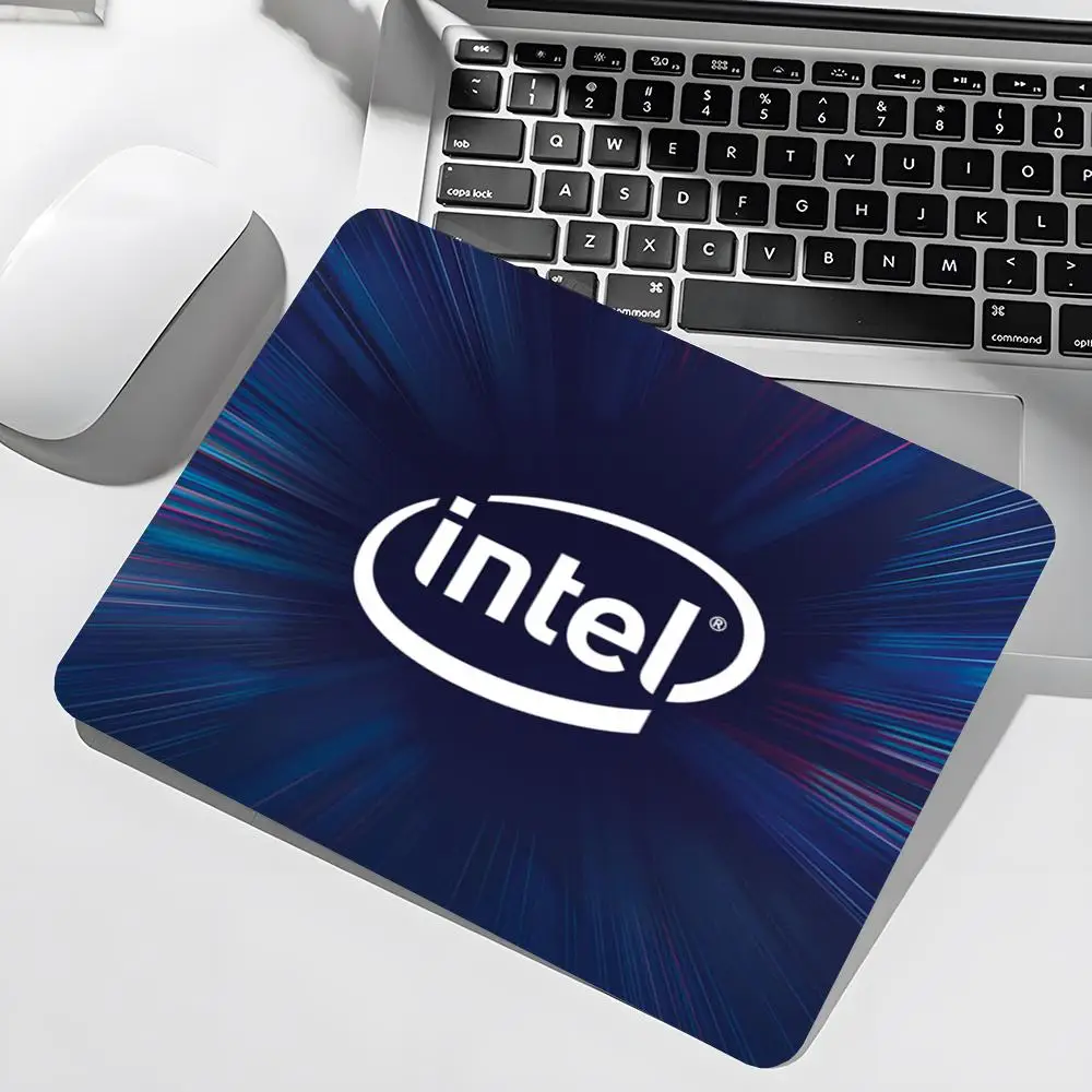 Intel Corporationes Mouse Pad Gamer Large Size Office Desk Protector Mat 450x400X2MM Waterproof Desktop Mouse Pad