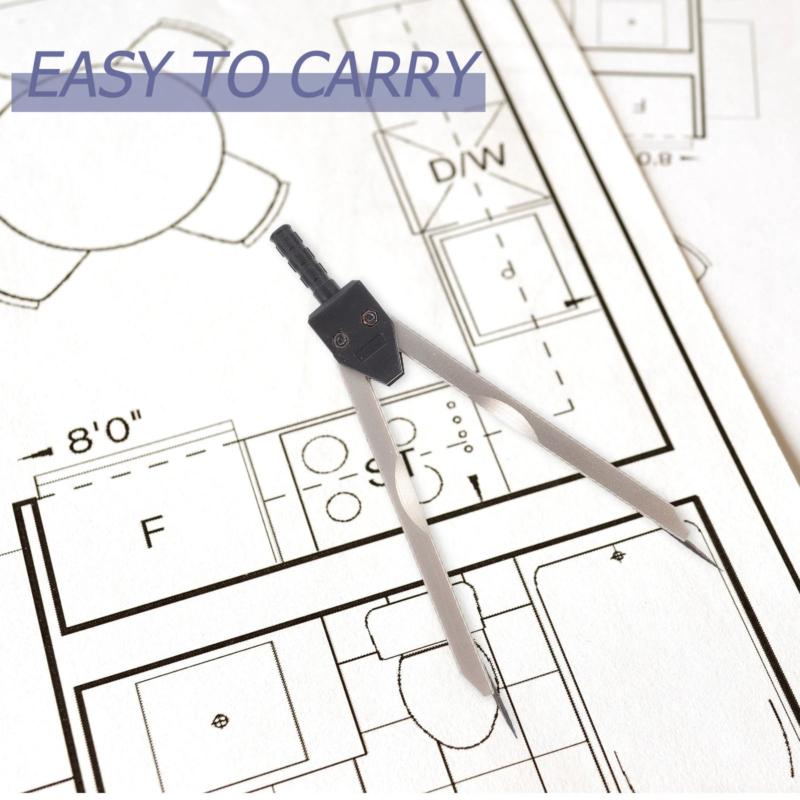 

Vernier Caliper Medical Measurement Tool Electrocardiogram Divider Calipers Nursing Adjustable Length Protective Case