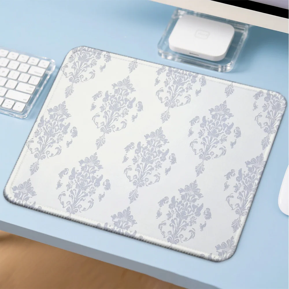 

Коврик для компьютера с узором из завитых листьев травы, аксессуары для рабочего стола, коврик для мыши для ПК-геймеров, игровые коврики, аниме-коврик для мыши, украшение для стола