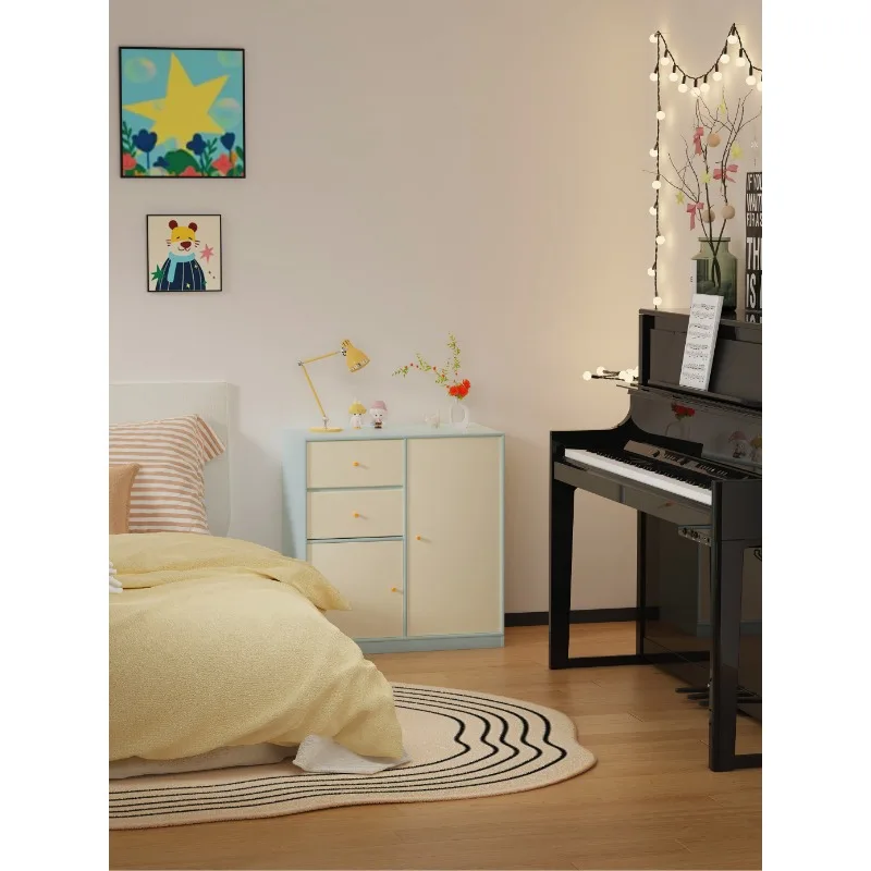 Factory Direct 2026 Edge cabinet module combination cabinet Nordic dopamine style furniture customization