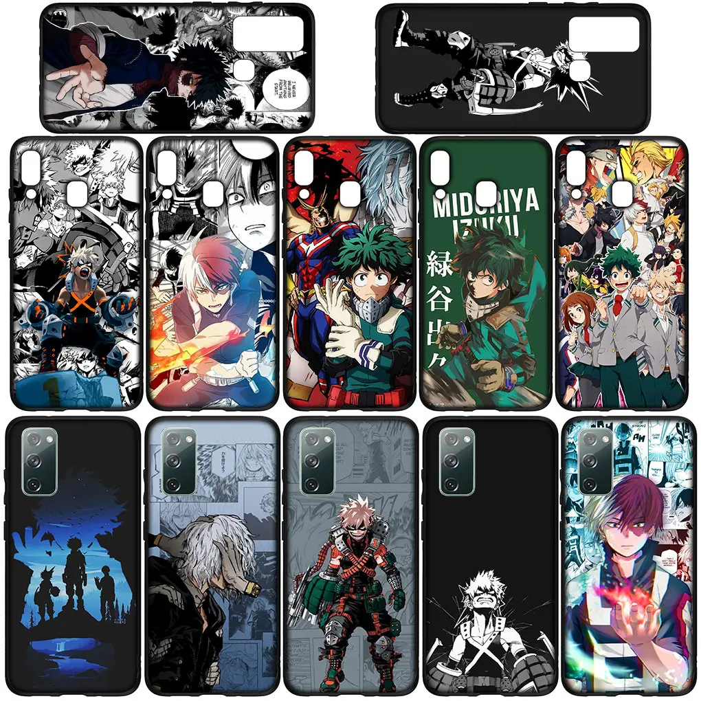 My Hero Academia NHA Boku no Hero Phone for Xiaomi Redmi Note 13 13C A3 A3X Mi POCO F6 F5 Pro C65 C55 C50 C51 Edge Cover Case