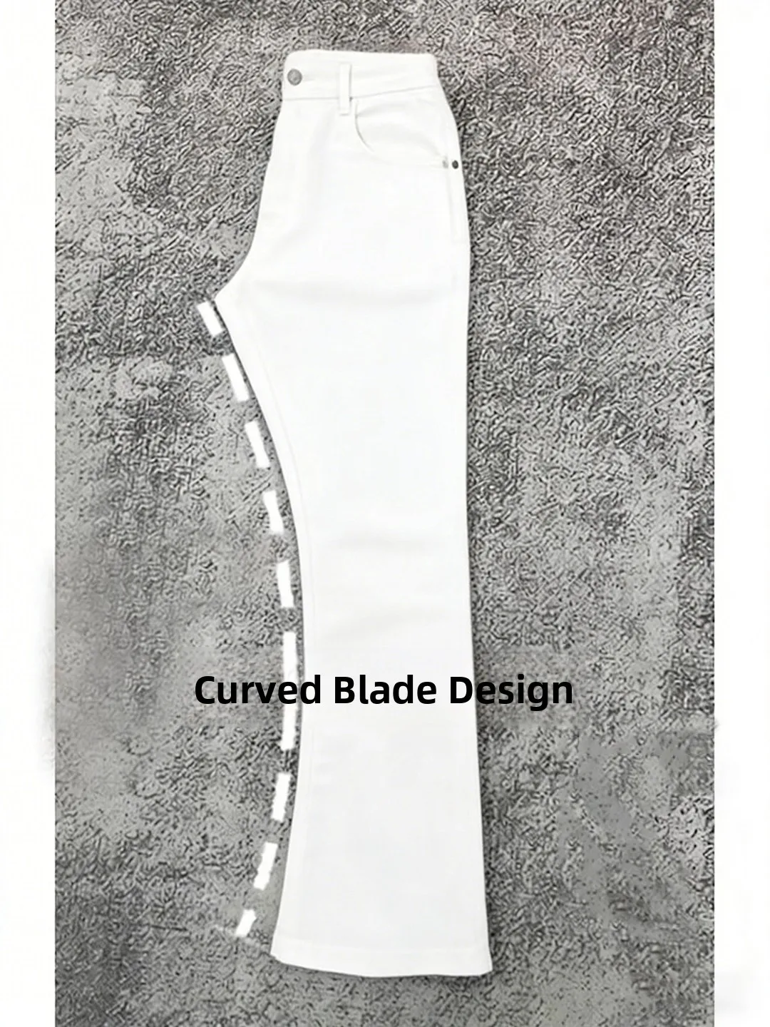 

Белые джинсы Le Blade Fce с подкладкой, зауженного кроя, мужские, осенне-зимние, узкие брюки в уличном стиле, слегка расклешенные брюки