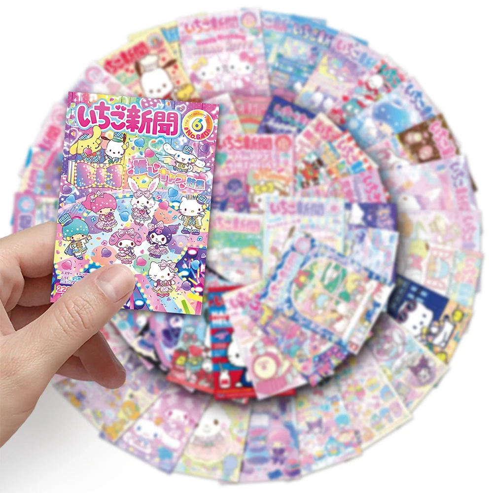 10/30/50 Stück Niedliche Sanrio Poster Anime Cartoon Aufkleber Kawaii Ästhetische DIY Schreibwaren Koffer Wasserdichte Graffiti-Sticker Spielzeuge – Detail 6