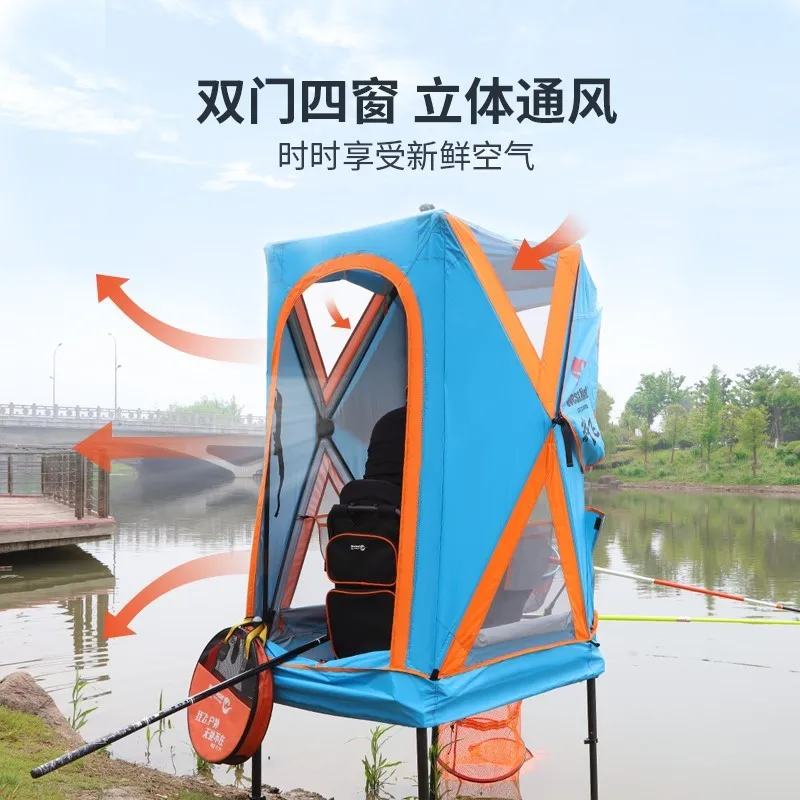 Fishing Outdoor All Terrain Tent Weatherproof Sun Protection Keeping Warm Single Camping Fishing House