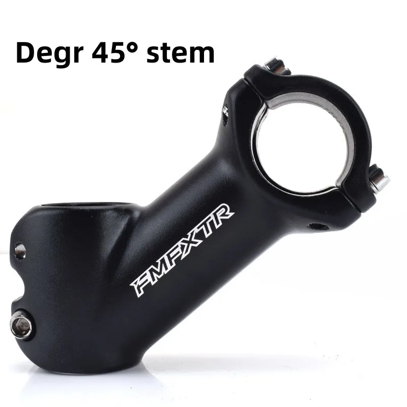 45 Degree Road Bike Handlebar Stem MTB 28.6mm 31.8mm Riser Mountain Bicycle Handle Table 90mm Length Power Cycling Parts